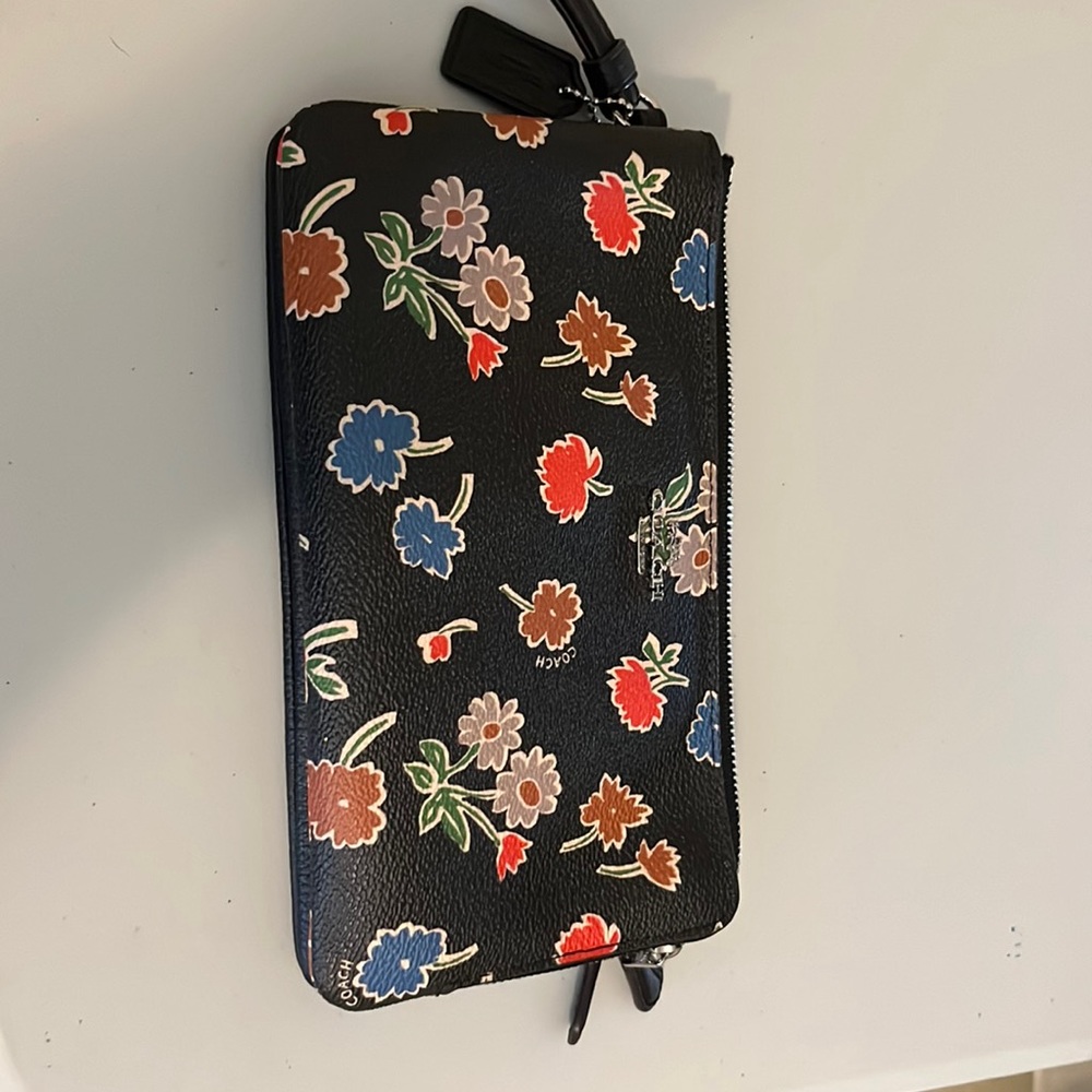 NWT Coach Double Zip Wallet Wristlet/Clutch